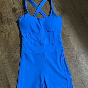 One piece workout bodysuit.